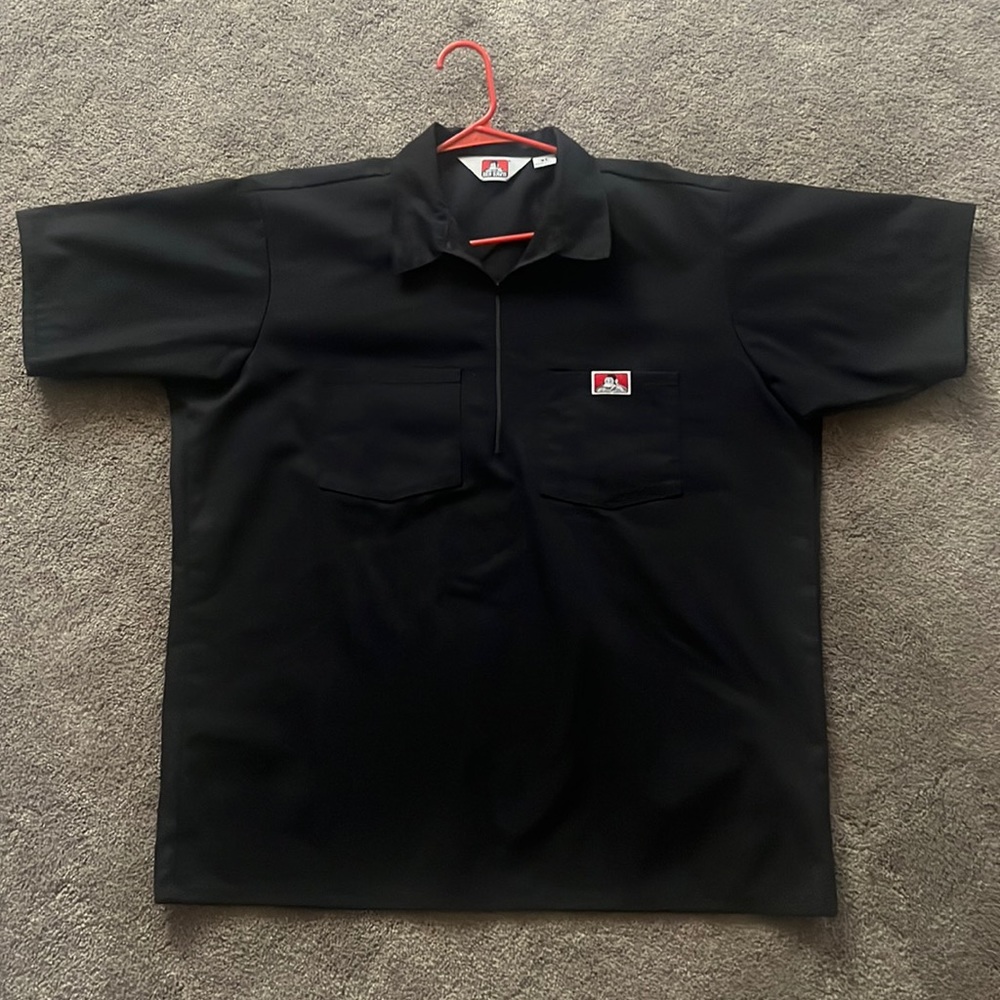 Original Ben Davis Work Shirt Half zipper